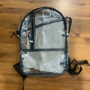 BOGO Clear Backpack for stadium & auditorium
